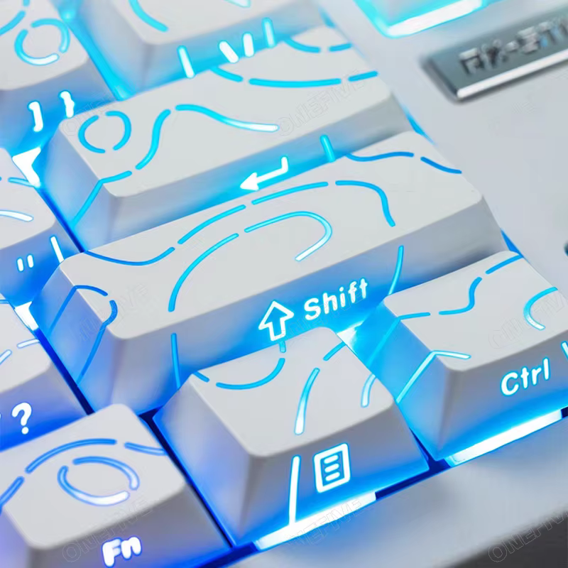 Contour 4.0 Side Engraved Topographic Keycaps